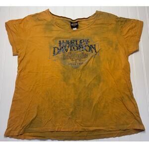 Harley Davidson Motorcycles Mountain Creek Dalton GA T Shirt - Size Women's 3XL